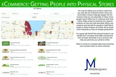 eCommerce: Getting People into Physical Stores