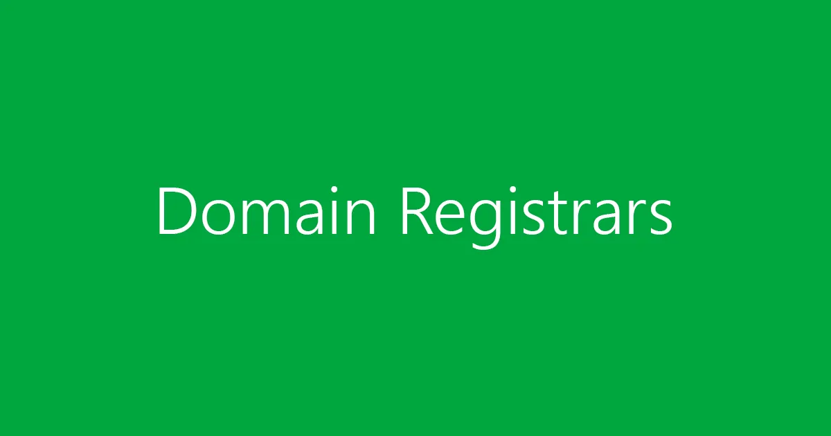 What is a domain registrar?