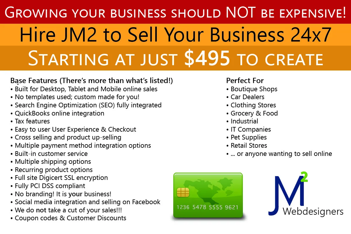 Growing your business online should not be expensive